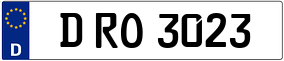 Truck License Plate